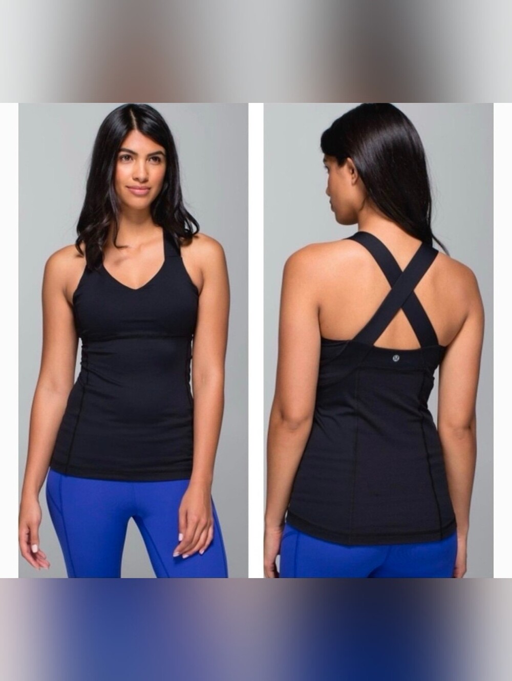 Lululemon Push Your Limits Black Tank 10
